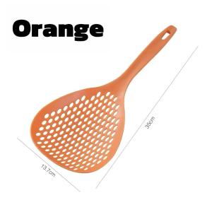 Kitchen Large Noodles Mesh Spoon Colander Strainer Heat Resistant Long Handle Large Capacity Durable Lightweight Leaky Noodles Vegetable Fruit Spoon Drainer Scooper Filter Cookware Kitchenware Penapis Mee Makanan Maggie Senang Dicuci Tahan Panas 耐高温沥水捞面勺
