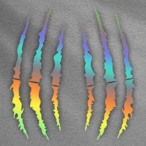 NOONOR Demon Claw Motorcycle Stickers Covering Scratches Vinyl Helmet Stickers Demon Style Waterproof Car Vinyl Stickers Vehicle Decoration