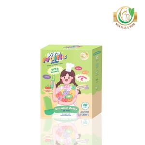 Vita Fruitie เจลลี่วิตามิน รส Kiwi  เจลลี่วิตามิน  บำรุงสายตา สกัดจากผลไม้7สี10ชนิด