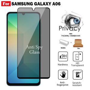 Tempered Glass Samsung A06 Pelindung Layar Privacy Anti Spy Full Handphone