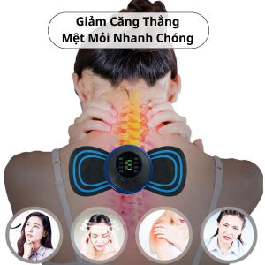 Miếng Dán Massage Xung Điện Toàn Thân 8 Chế Độ – Giảm Đau Vai Gáy Thư Giãn Cơ Bắp Sạc Pin Tiện Lợi - Happy Home 4U 🔥 Miếng Dán Massage Xung Điện – Chăm sóc cơ thể chuyên sâu thư giãn mọi lúc mọi nơi! - Bạn đang gặp tình trạng đau mỏi cổ vai gáy nhức