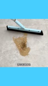 Floor Squeegee Mop Hair Remover Water Wiper 180° Rotating Stainless Steel Handle 85cm Magic Sponge Cleaner for Bathroom Kitchen Glass Floor Home Use
