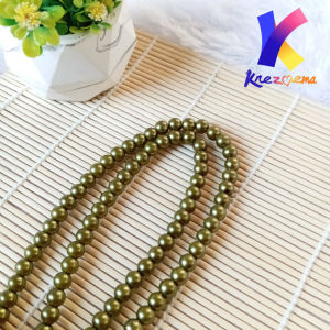 Mutsin 8mm mutiara sintetis berat berbagai macam warna