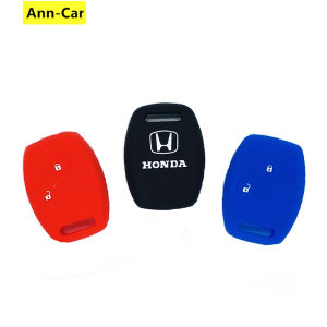 Ann-Car Silicone Key Cover For Honda 2 Buttons for Honda City civic FD Accord CR-V Jazz Fit)