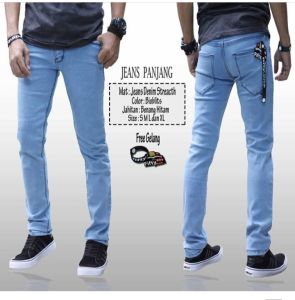Bayar Di Tempat / Celana Jeans / JEANS Pria Slim Fir - Celana Panjang Pensil Pria - Warna Hitam / Celana Jeans JEANS Pria Slim fit Skinny Pensil / Titin Collection