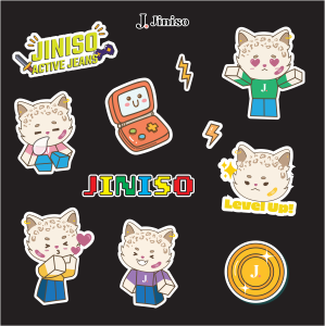 JINISO - GENJIO Full Sticker Pack