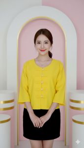 รวมเสื้อ สี เหลือง หลากหลายแบบหลายสไตล์