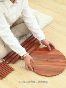 Qifeng Wood Floor Coat Stand Clothes Rack Bedroom and Household Floor Hanger Rod Clothes Hanger Simple Modern Bag Hanging Rack