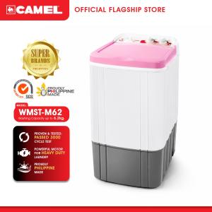 Camel WMST-M62 (6.2kg) Single Tub Washing Machine Heavy Duty- Energy Efficient - Rust and Pest Proof - Durable