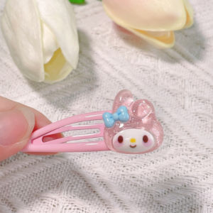 Gratis Ongkir - Jepit Rambut Lucu Transparan Motif Kartun Gaya Korea / Jepitan Klip Karakter Sanrio