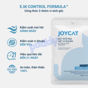 Bột Vi Sinh Khử Mùi Cho Chó Mèo Joycat 54g
