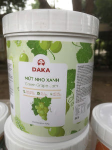 Mứt trái cây DAKA nhiều vị (Dâu Xoài Đào Việt Quất Dứa Nho xanh Dưa lưới..) Hộp 12 kg