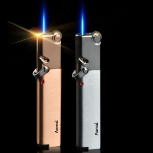 Hộp Quẹt Bật Lửa Gas Đá Aomai AM-365 Khóa Rảnh Tay Gạt Ngang (KHÔNG CHỨA XĂNG GAS)