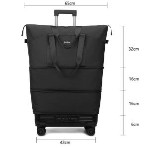 Travel bag/Travel bag pack/Multifunction bag/Luggage bagtravel Bag/travel foldable waterproof large capacity with base BoardingTravel Bag Wheels Trolley Backpack Boarding Luggage