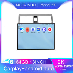 MUJAJNDO 13inch 6+64GB for suzuki 2005-2011 android15 2k qled screen voice command carplay android auto 2din car stereo android head unit support mirror link reverse view steering control gps navigation q13