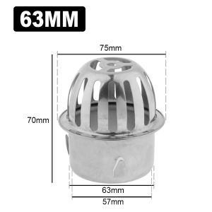 STAINLESS STEEL DRAIN COVER FOR OUTDOOR BALCONY ROOFTOP FLOOR ANTI-BLOCK FLOOR DRAIN FLOOR TRAP FLOOR GRATING