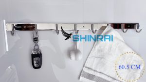 ( Dán Tường - Khoan Tường ) Móc Tròn Treo Đồ Đa Năng Móc Treo Quần Áo Nhà Tắm INOX SUS304 SHINRAI 7 Móc