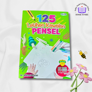 Mommy Happy Buku 125 Latihan Kawalan Pensel