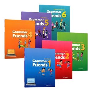 6 Books Grammar Friends 1-6 English Reading Picture Book Primary School Textbook for 6-12 Years Old