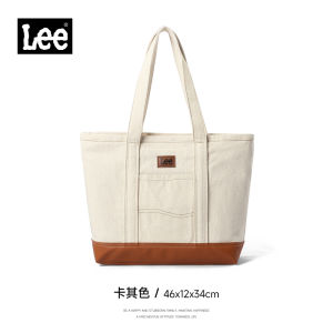 LEE กระเป๋ากระเป๋าผ้ายีนส์ผู้หญิงแฟชั่นสำหรับผู้หญิงกระเป๋าสำนักงานของผู้หญิงแบบอ่อนโยนกระเป๋าทำงานกระเป๋าสะพายขนาดใหญ่มีกระเป๋าซิปสำหรับนักเรียนโรงเรียนวิทยาลัย