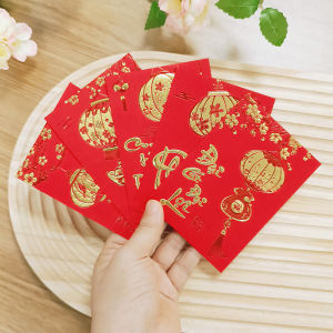 Combo 30 Bao Lì Xì Nhung Đỏ Nhũ Vàng Truyền Thống Treo Tết Lì Xì Treo Cây Mai Trang Trí Tết Kèm Dây