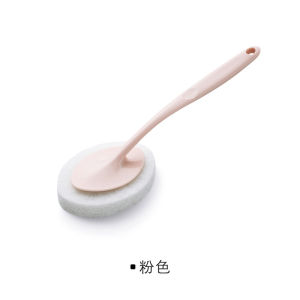 【Hot Sale+Ready Stock】 Bathtub Cleaning Brush Handheld Toilet Sponge Brushes Floor Ceramic Tile Cleaner Bathroom Brush