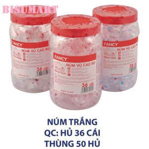 Hộp Núm Vú cổ hẹp Silicone Siêu Mềm FANCY 36 cái