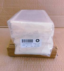 ถุงแก้ว 3.5×6 นิ้ว แพคละ 1 กก. ความหนา 50 ไมครอน ตราดาว