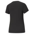 PUMA BASICS - เสื้อยืดผู้หญิง Essentials Logo สีดำ  - 58677401. 