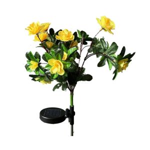 ZSDN MALL Solar Garden Lights Waterproof LED Azalea Solar Flowers Lights Garden Pathway Patio Decorative