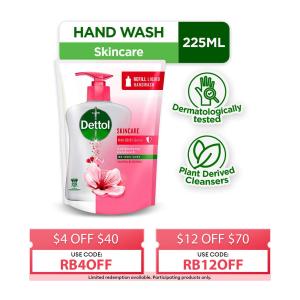Dettol Hand Wash Skincare 225ML Refill