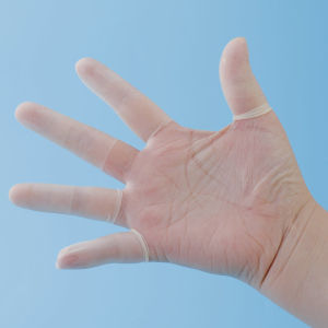 【จัดส่งภายใน 2-3 วัน】 ถุงมือยางหุ้มนิ้วแบบใช้แล้วทิ้ง50ชิ้น แพ็คถุงมือยางกันลื่นป้องกันไฟฟ้าสถิตย์ถุงมือป้องกันปลายนิ้วเครื่องมือทำเล็บ