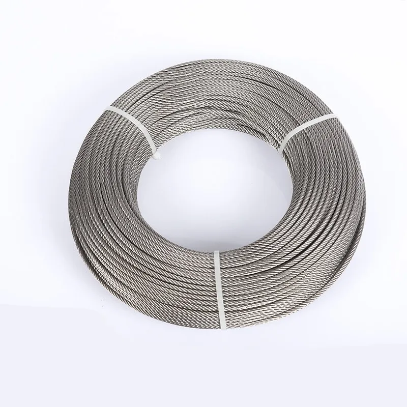 100 Meter 304 Stainless Steel Wire Rope Soft Fishing Lifting Cable