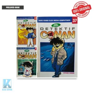 Komik Manga Detective Conan Regular Aoyama Gosho Original Elex Satuan