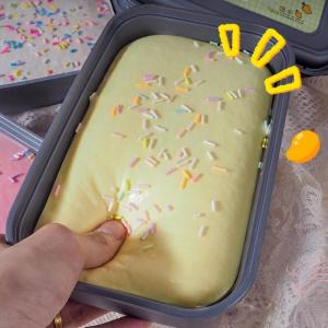 【New】1Pc Box Cake Slow Rising Squeeze Toy Butter Ice Cream Box Fidget Toy Anti Stress Release Hand Relax Gift