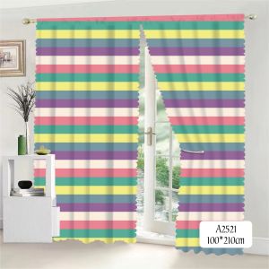 Gussy Best Selling Home Curtain Kurtina Butterfly Floral Abstract Print 100x210cm