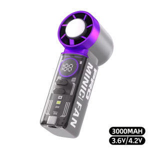 199 Speeds Handheld Mini Fan with AirJet Motor Multiple Colors Super Strong Wind 3000mAh USB Rechargeable Portable Fan