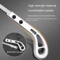 PORTABLE STAINLESS STEEL HAND SAW | Durable Heavy Duty Stainless Steel Grinding Teeth Multifunction Hand Saw | Cutting Tool for Wood Cutting, Gardening, PVC | Ergonomic Non-Slip Handle Pruning Saw | Outdoor Sharp Blade Handsaw | SK5 Steel Saw.. 