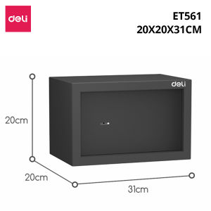 Két Sắt Gia Đình DELI - Thiết Bị Bảo Hộ Tài Sản Với Khung Thép Chắc Chắn Cứng Cáp Thiết Kế Tối Giản - Đảm Bảo An Toàn Tối Ưu Cho Gia Đình