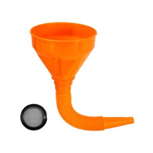 2-In-1 Refueling Funnel With Strainer / Plastic Flexible Funnel for Car Petrol Diesel Coolant / Car Bike Truck Refueling Funnel Fuel Filling Tool