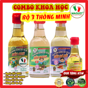 Bộ 3 Dầu Ăn Dặm Thông Minh Maguzt ( Tặng Quà)