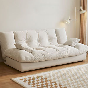 Hot Seller Cloud sofa foldable dual-purpose sofa bed lazy sofa living room bedroom small apartment cream style sofa bed