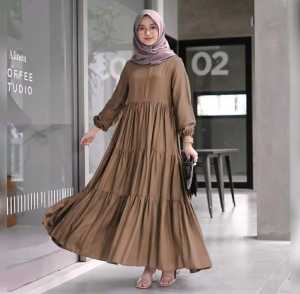 PAKET HEMAT 3 PCS 100 RIBU GAMIS REMPEL TIGA SUSUN  TERBARU