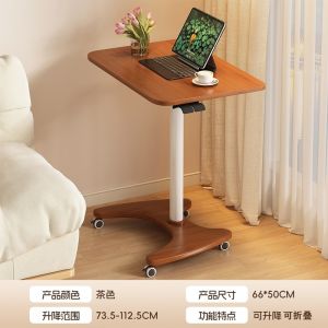 Bed Table For Laptop Foldable Computer Table Overbed Adjustable Height Table Study Table Small Folding Bedside Table 电脑桌
