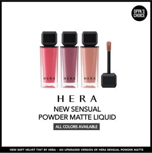 HERA NEW SENSUAL POWDER MATTE LIQUID: A Deep Dive into the 9 Color Liquid Lipstick