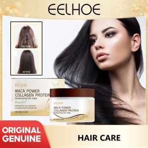 EELHOE Hair Mask Collagen Hair Mask Hair Conditioner Moisturizing Smooth Non Steaming Hair Mask Nourishing and Repairing Split Hair Nourish Scalp Treatment BrighteningStrengthening Hairdressing Hair Care 100g