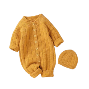 Baju Hangat Bayi Perempuan Knited Usia 0 6 Bulan