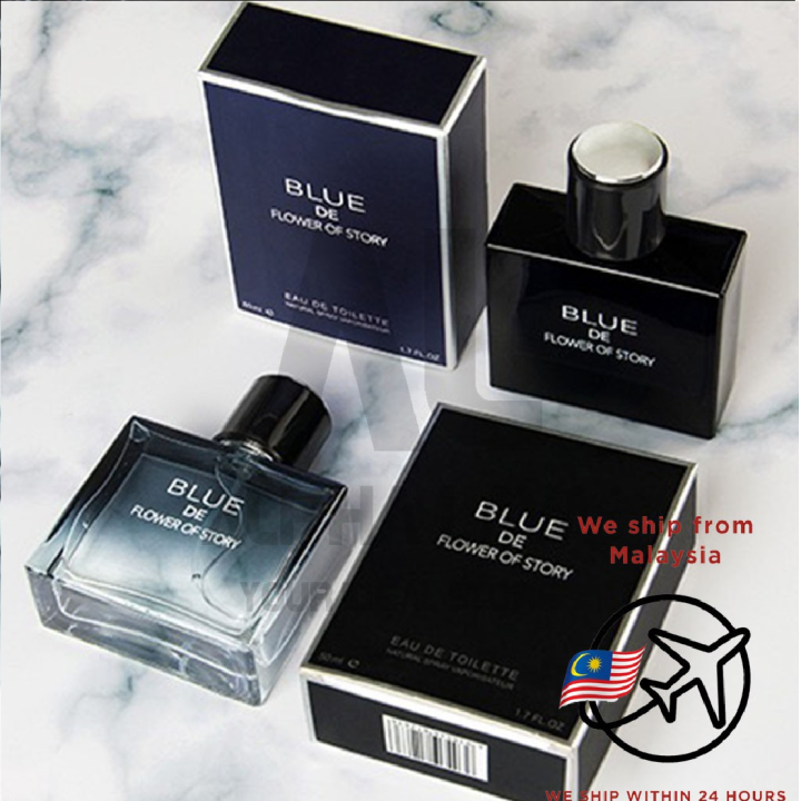 [Minyak Wangi Lelaki Limited Edition] DE flower men Perfume Sesuai Untuk Aktiviti Indoor dan