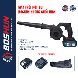 Máy Hút Thổi Bụi Boshun Chạy Pin Chân Phổ Thông - Hàng Chuẩn Lõi Đồng - Hút Thổi 2 Trong 1 Siêu Khỏe