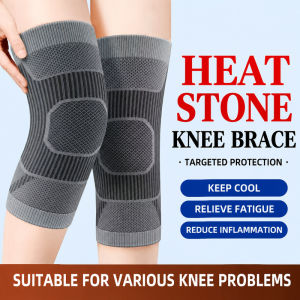 Graphene Warm Knee Wrap Thickened Anti-Slip Knee Pads Thermal Knee Protector Breathable Patella Knee Sleeves for Sports Daily Support and Cold Weather